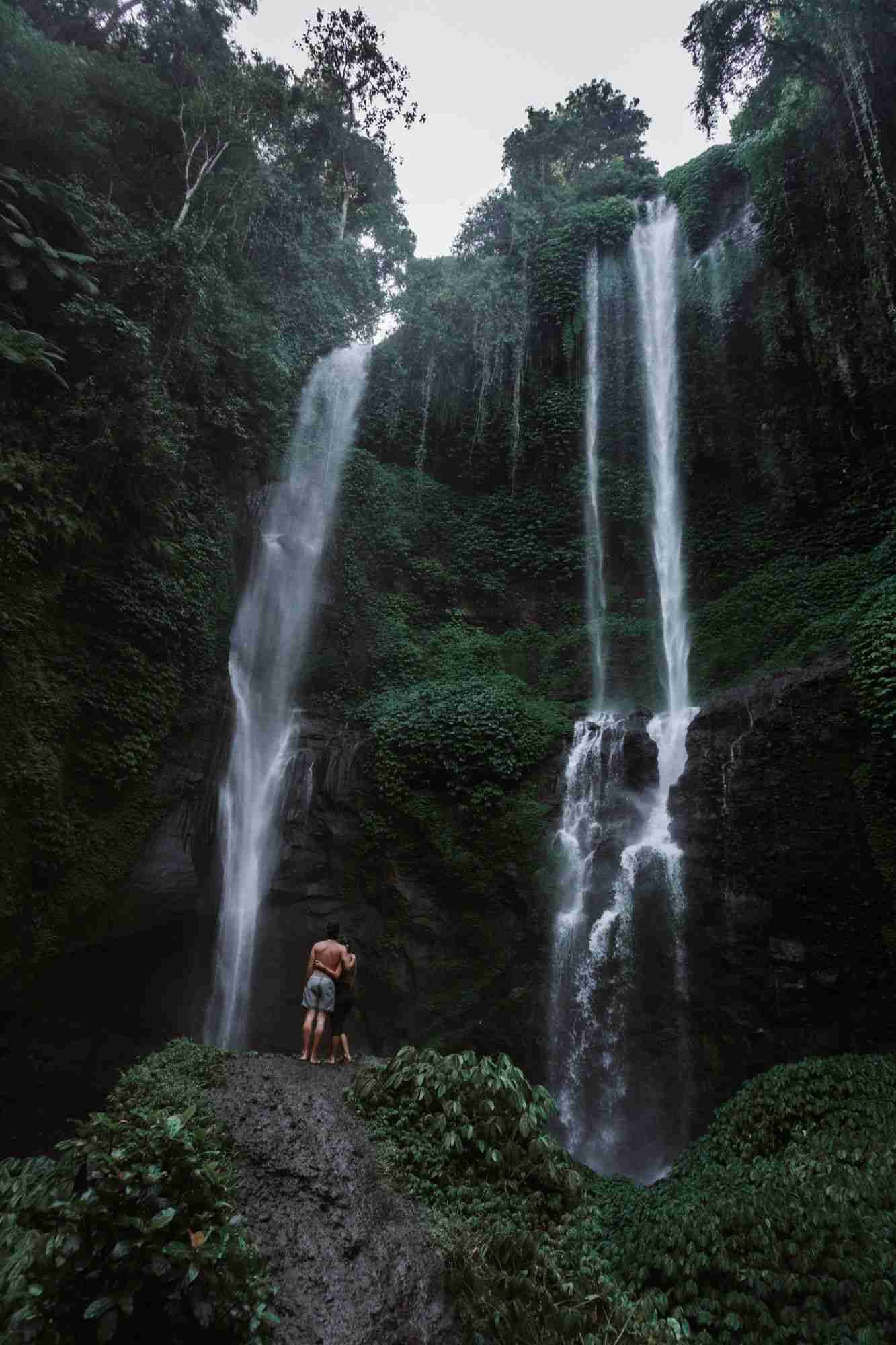 Munduk Waterfall Bali, munduk bali waterfall hikes, air terjun munduk, best waterfalls north bali, places to visit munduk bali, bali where to travel for nature.